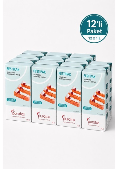 Puratos Festipak Sıvı Şanti 12 Adet