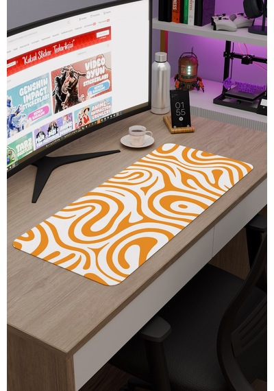 Vektörler Kaymaz Dikişli Kauçuk Oyuncu Mousepad V5 - 70x30 Xl Gaming Mouse Pad Fare Altlığı