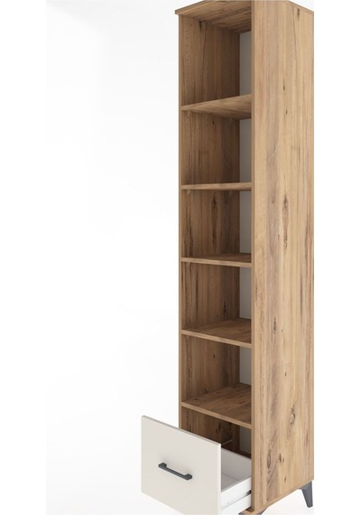 Hyperion Dolap 5 Raflı Tek Çekmeceli 44x44x221 Çam-aytaşı Çam