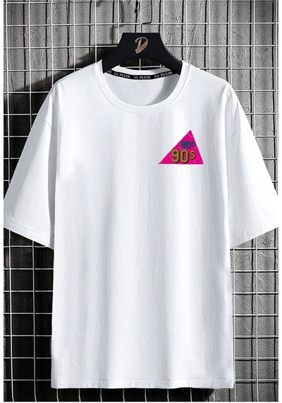 Noıssey Chulchan Shop Beyaz Oversize Unisex 80's 90's Baskılı % 100 Pamuk T-shirt