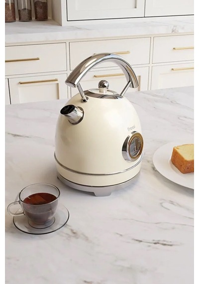 Fressi FR-KT06 1.8 L Isı Göstergeli Retro Kettle Su Isıtıcısı