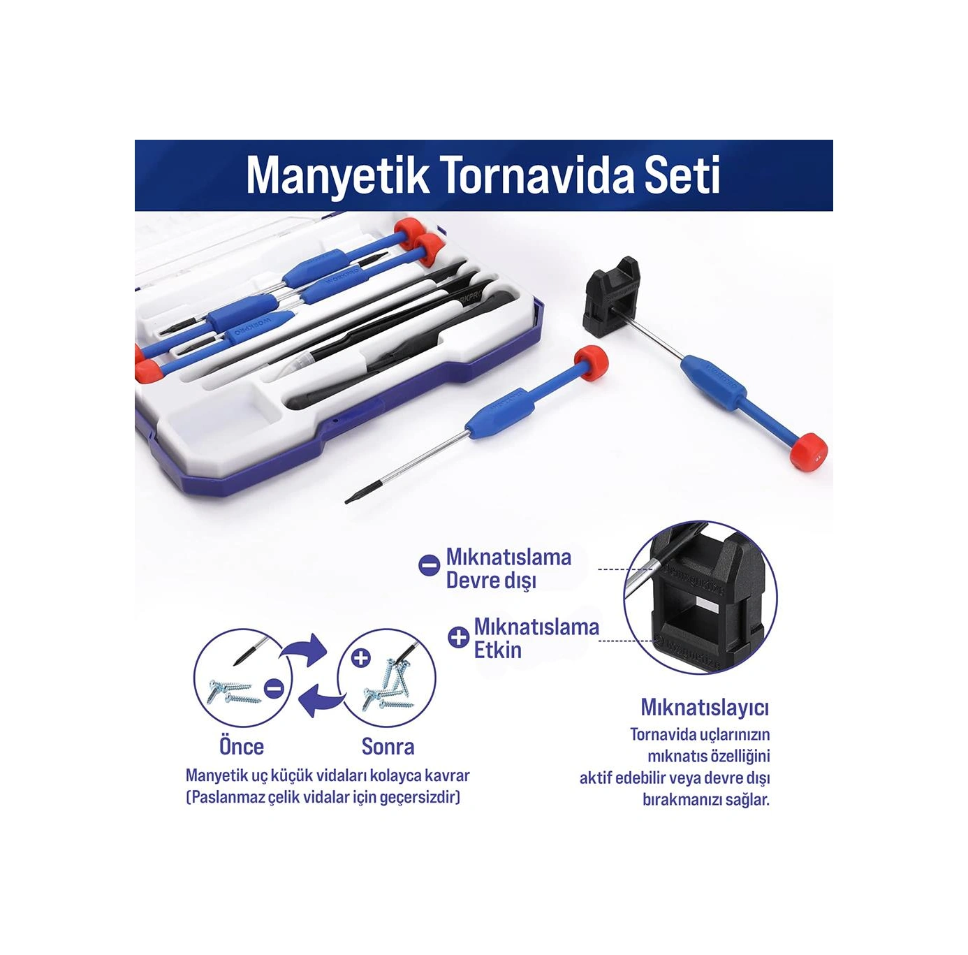 Workpro Wp200531 12 Parça Cr-v Elektronikçi Hassas Profesyonel Onarım Seti