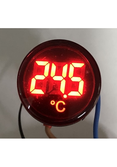22 Mm Led Termometre