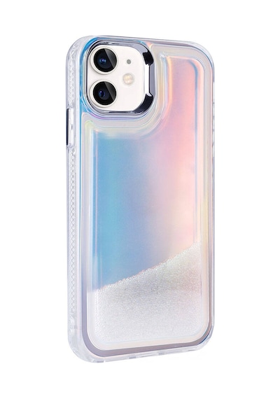 Zore Apple iPhone Uyumlu 12 Kılıf Airbagli Renkli Arka Yüzey Boncuk Tasarımlı Ogaa Kumul Kapak - Pembe