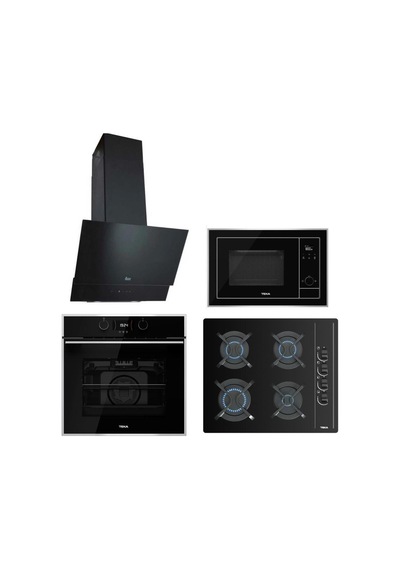Teka HLB 840 SS - GBC 64002 KBC BK - ATV 60 - ML 820 BIS Siyah Ankastre Set
