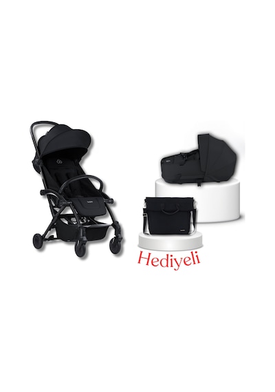 Bumprider Connect³ Bebek Arabası Ve Portbebe Seti Black Yan Bakım Çantası Hediyeli