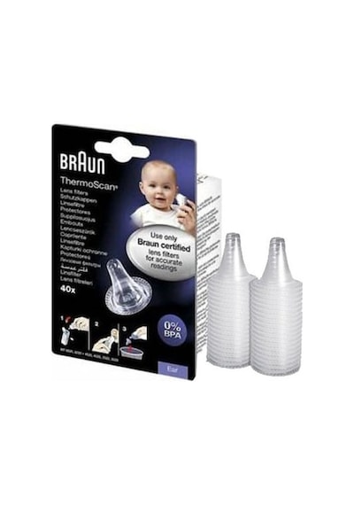 Braun LF 40 Ateş Ölçer Yedek Filtre 2 x 40'lı