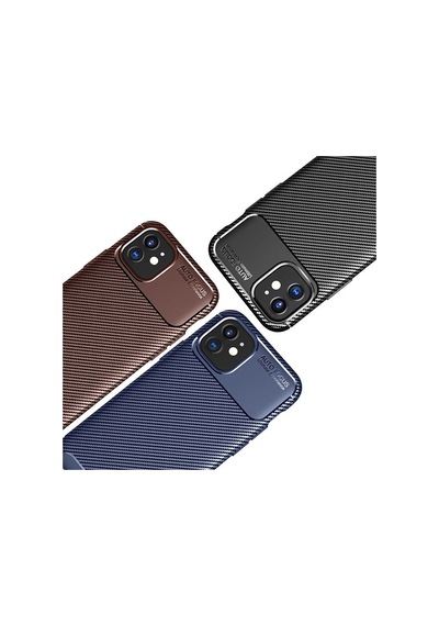 Apple Uyumlu iPhone 12 Kılıf Zore Negro Silikon Kapak Siyah