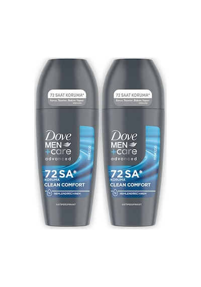 Dove Men +care Erkek Roll On Deodorant Clean Comfort 50 Ml X2