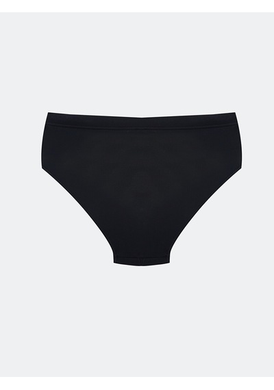 Lcw Swımwear Siyah Standart Kalıp Esnek Kumaştan Erkek Slip Mayo