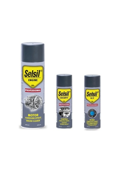 Selsil 3'Lü Oto Bakım Seti