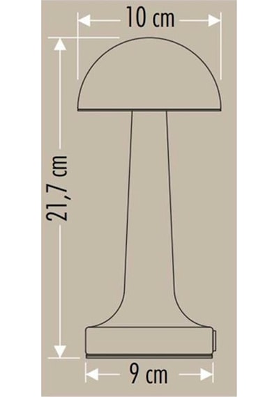 Cata CT-8430 Tek Anahtarla 3 Renk Masa Lambası Bronz