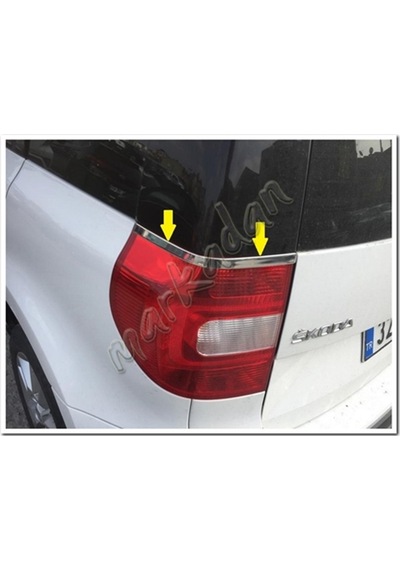 Woc Chrome Skoda Yeti Krom Stop Alt Çıtası 2010 Sonrası 2 Parça  P