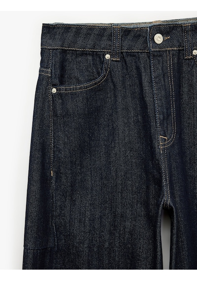 Koton Normal Bel Pamuklu Cepli Balon Fit Barrel Denim Pantolon - Barrel Jeans Raw 7wal40288md 63x Koton Normal Bel Pamuklu Cepli Balon Fit Barrel Denim Pantolon - Barrel Jeans Raw 7wal40288md 63x