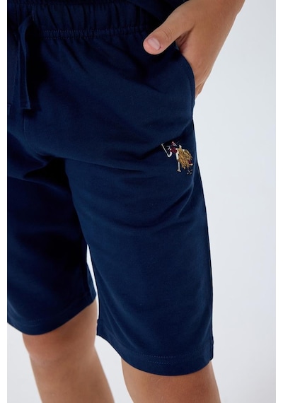 U.S. Polo Assn. U.s. Polo Assn Erkek Çocuk 2 Li Bermuda T-şhirt Takım Lacivert-2319 Lacivert