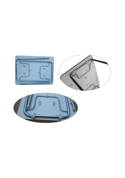 Depolife 60X90 Cm Katlanır Çalışma Masası Yemek Masası Mutfak Masası Beyaz