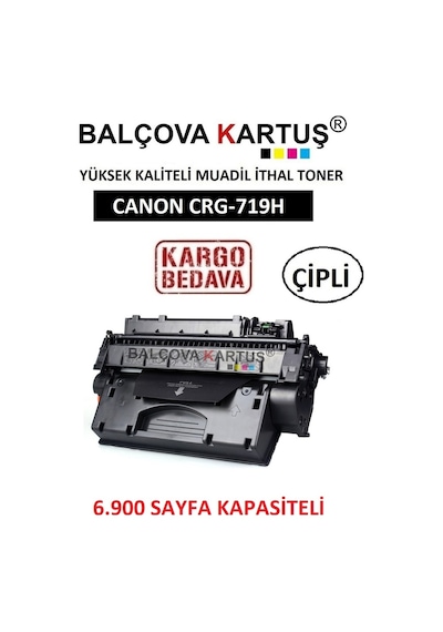 Canon Mf-5950Dw Yazici Için 6900 Sf Crg-719H Chipli Uyumlu Toner