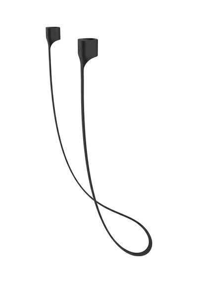 Caseonn Apple Airpods Uyumlu 5 Manyetik Boyun Askısı Kulaklık Tutucu İp Siyah