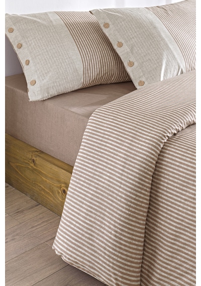 Özdilek Natural Line Battal Boy Nevresim Takımı SOMON