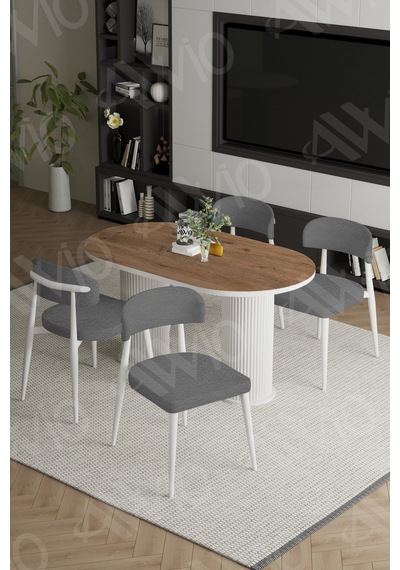 Avvio Lavin Beyaz Bohem Ayak Polo Sandalye 80x140 Mutfak Masa Sandalye Takımı Akçaağaç Avvio Lavin Beyaz Bohem Ayak Polo Sandalye 80x140 Mutfak Masa Sandalye Takımı Akçaağaç