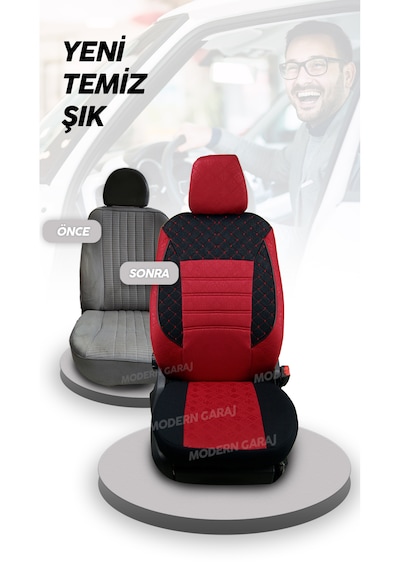 Renault Clio Symbol Fluence Megane Broadway Toros Tam Set Kırmızı