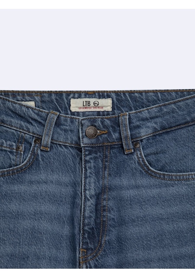 LTB Elvıra Daralan Paça Yüksek Bel Mid Indigo Jean Pantolon Mavi