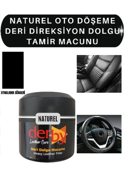 Derby Natural Deri Döşeme Çatlak  Dolgu Tamir Macunu