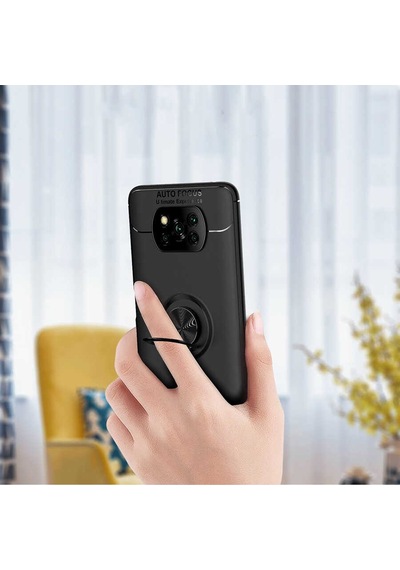 Xiaomi Poco X3 Kılıf Zore Ravel Silikon Kapak Kırmızı