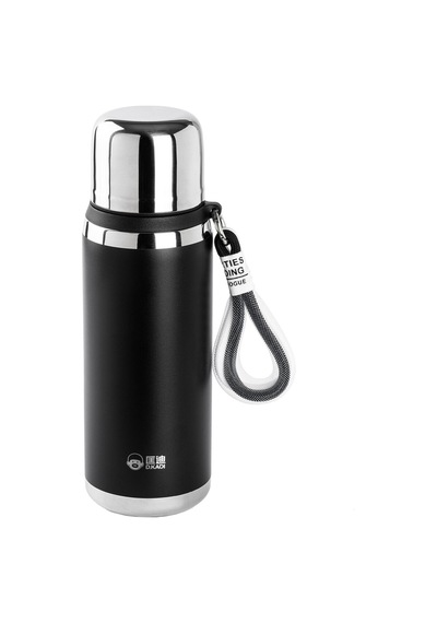 Tnt-8695835419190-okadı Siyah Leısure Paslanmaz Çelik Termos 700ml