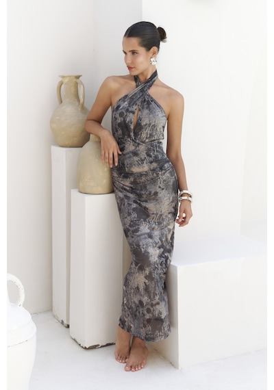 Mai Collection Mai Studios Co. Keefnes Kruvaze Antrasit Uzun Elbise Antrasit Mai Collection Mai Studios Co. Keefnes Kruvaze Antrasit Uzun Elbise Antrasit