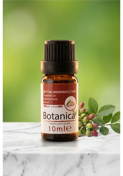 Botanica %100 Saf Bıttım Menengiç Yağı Saç Güçlendirici Dökülme Karşıtı Doğal Bitkisel Bakım Damla 10 Ml 10 ML