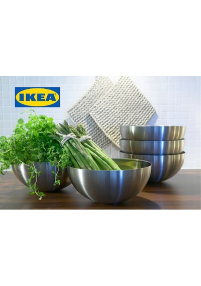 Blanda Blank Servis Kasesi 12 Cm, Paslanmaz Çelik X 4 Adet Metal