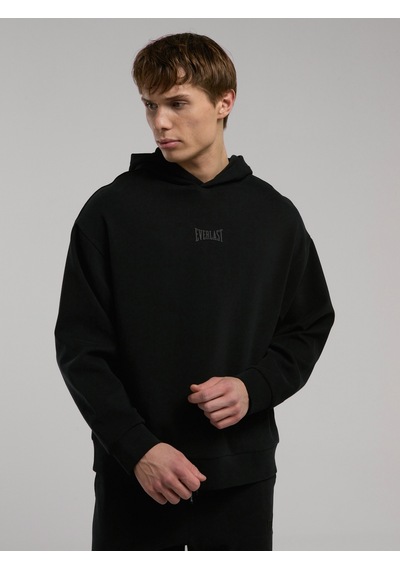 Everlast Ever Relaxed Comfort Kapüşonlu Siyah Erkek Sweatshirt Siyah