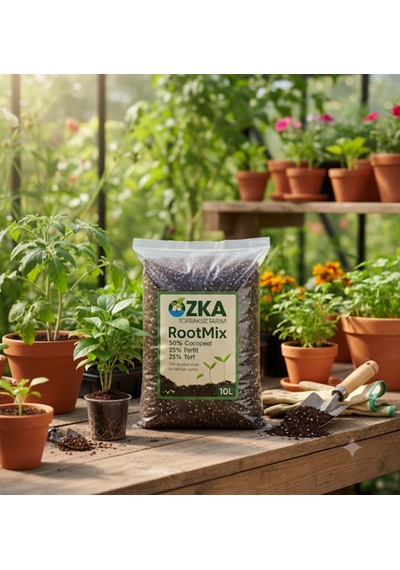 Rootmix 10l Fide Ve Çiçek Toprağı - Cocopeat, Perlit Ve Torf Karışımlı Saksı Toprağı 10 L