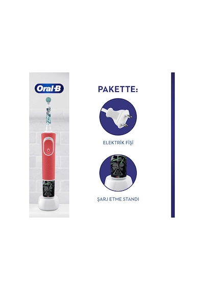 Oral-B D100 Vitality Star Wars Özel Seri Çocuklar İçin Şarj Edilebilir Diş Fırçası