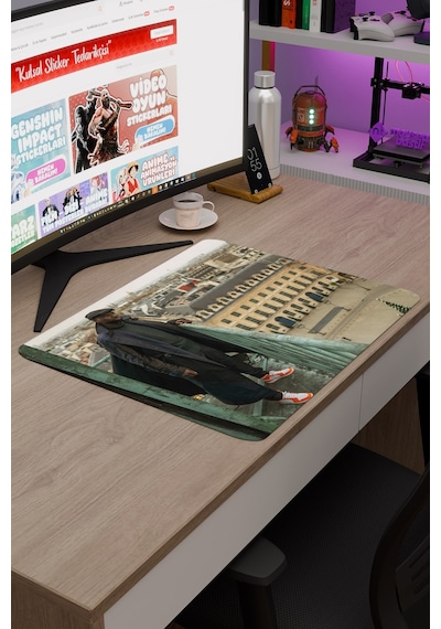 Lupin V4 48x40 Xl Gaming Kauçuk Kaymaz Taban Mouse Pad Fare Altlığı