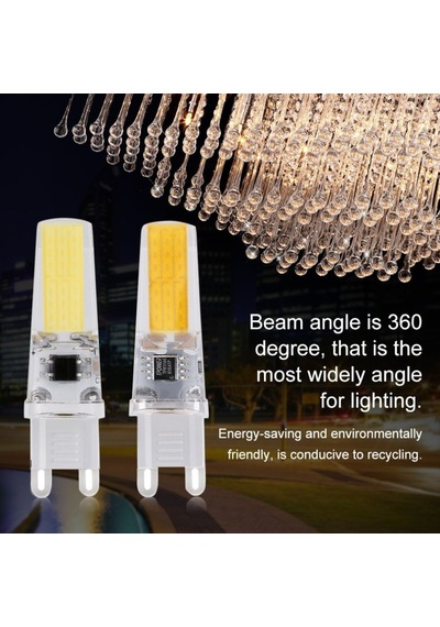 5 Adet 9 Watt G9 Led Ampül Dimmer Uyumlu Işık