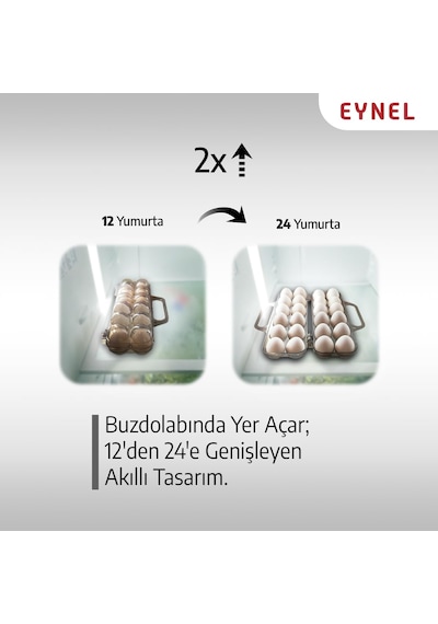 Saplı 12'li Yumurta Taşıma Kutusu, Plastik Buzdolabı İçin Yumurtalık Pikniklik Pratik Yumurta Taşıma Sku: Smg8690010203465 A