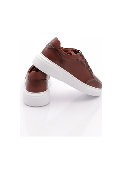 Dgn Urbano Erkek Sneakers Ayakkabi Taba Antik Beyaz