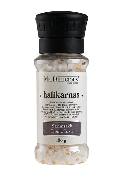 Sarımsaklı Deniz Tuzu Halikarnas 180g
