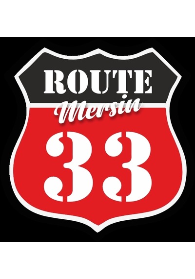 33 Mersin Sticker 10x10 Cmrenkli Sticker