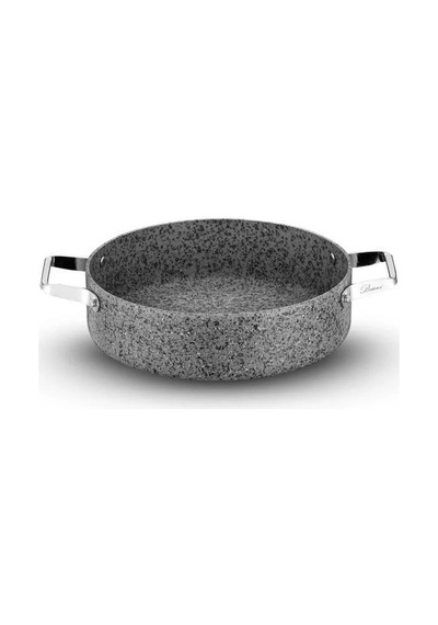 Brioni Stone-h Çizilmez Yanmaz Yapışmaz İndüksiyonlu 32 Cm Basık Tencere Gri