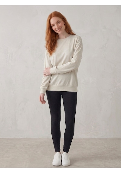 Noux Oyşo Oversize Sweatshirt Bej