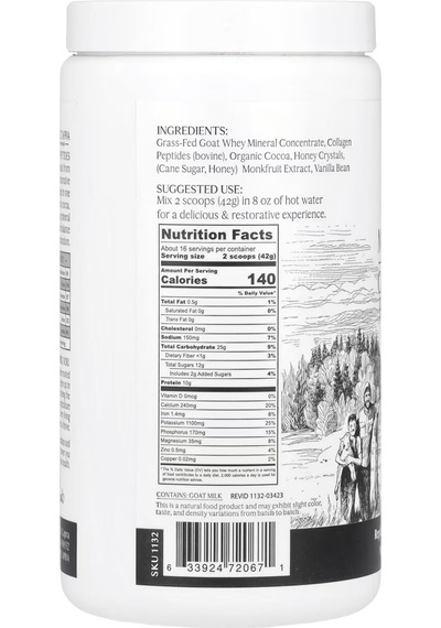 Clean Minerals With Collagen Peptides Hot Cocoa 675 G