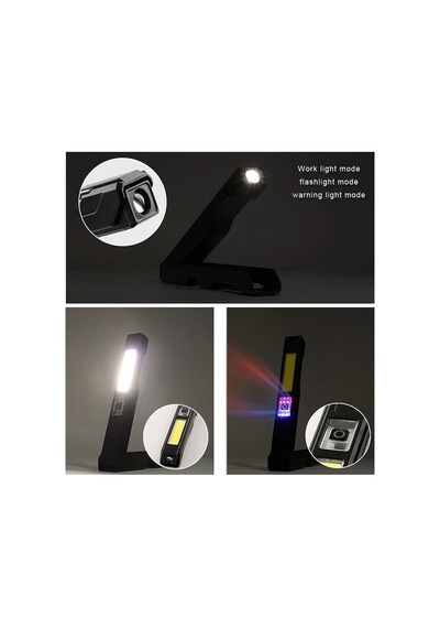 Gold Silver Gs-2070 30w Şarjlı Mıknatıslı Katlanabilir Led Çalışma Tamirci Feneri Evimdeyokyok
