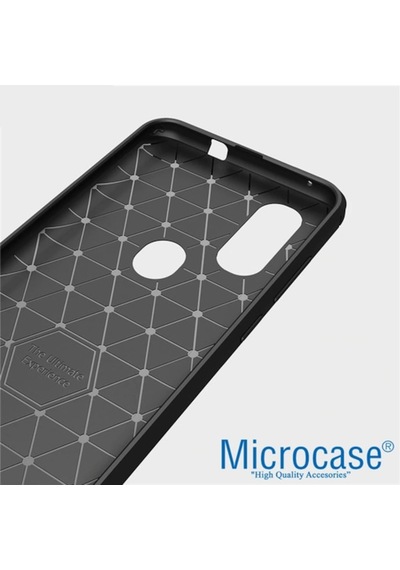 Microcase Motorola Moto One Vision Brushed Carbon Kilif+Cam(Seç) 364466093 Microcase Motorola Moto One Vision Brushed Carbon Kilif+Cam(Seç) 364466093