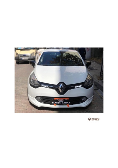 Kit Garaj Renault Clio Makyajsız Ön Ek Plastik Boyasız