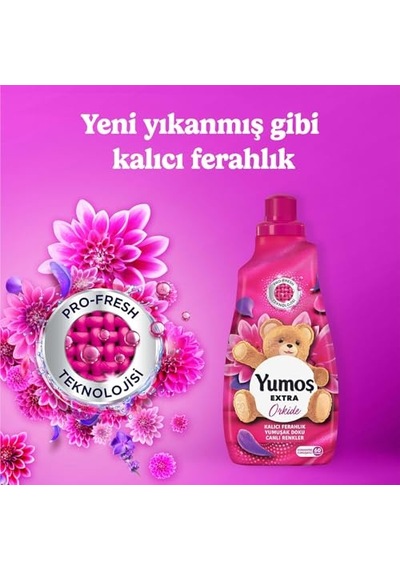 Extra Konsantre Çamaşır Yumuşatıcısı Orkide 1440 Ml 10'lu Set