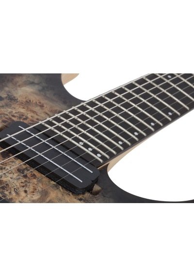 Schecter Reaper-7 Multiscale 7 Telli Elektro Gitar (Charcoalburst)
