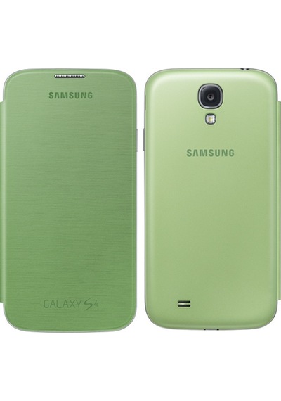 Galaxy S4 İ9500 İle Uyumlu Flip Cover Kılıf Yeşil Ef-fı950gegww Yeşil